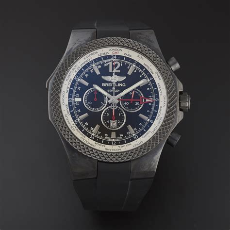 breitling bentley gmt midnight carbon replica|breitling bentley chronograph.